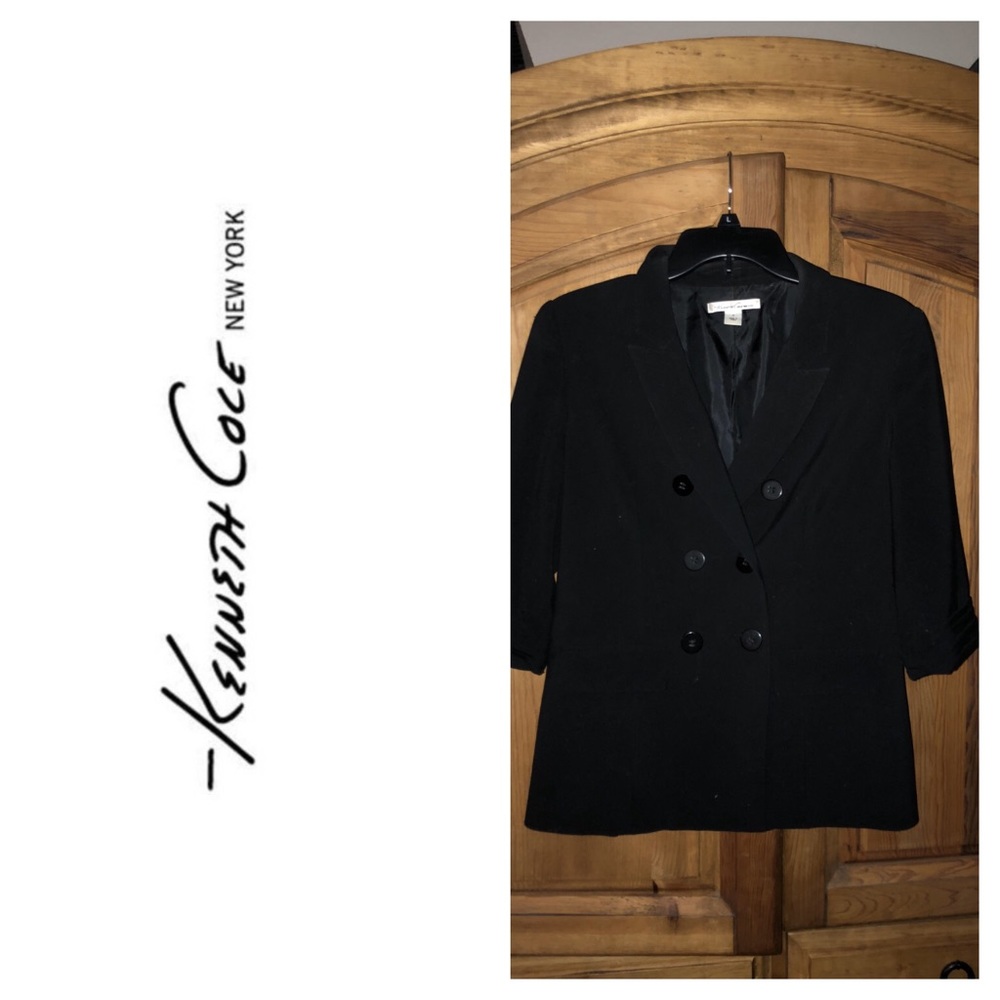Kenneth Cole Double-Breasted Blazer, Sz 4